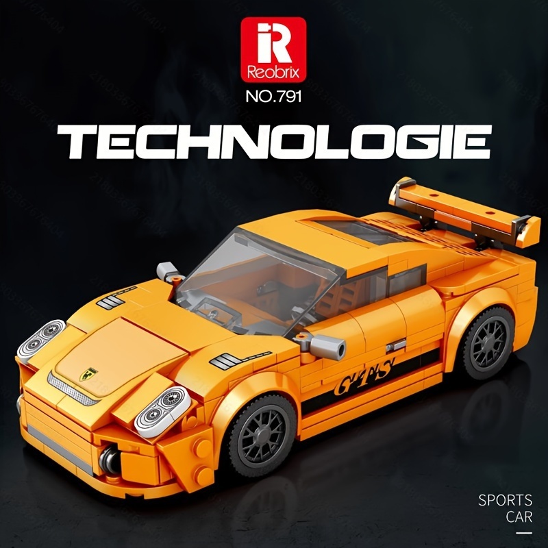 TEMU Reobrix Model 791 Cars Building Sets, Moc Building Blocks Toy, Collectible Racing Supercar Building Model Kits, Christmas, Halloween Gift For