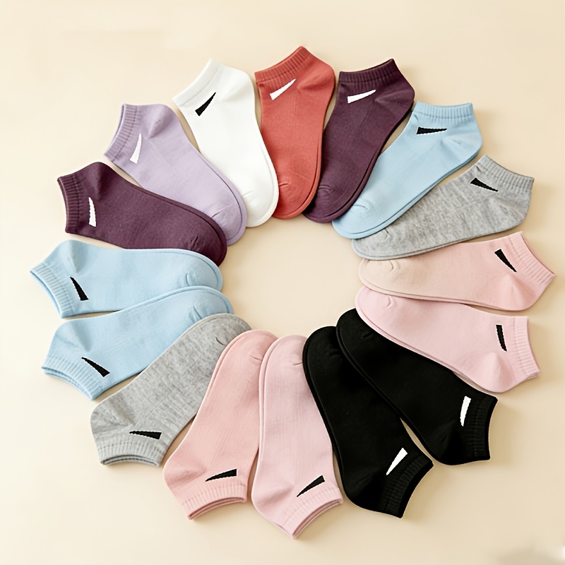 20pcs/10 Pairs Women'S Elegant Short Socks - Breathable Lightweight Invisible Spring Summer Casual Socks, Soft Tones (Suitable for Daily Wear And Special Occasions)