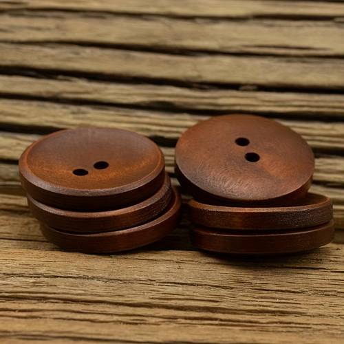 10pcs 15 18 20 23 25mm wooden button wool coat trench coat double sided cashmere vintage versatile coat button shirt button suit jacket knitted cardigan button