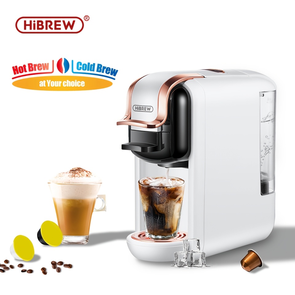 Hibrew 4-in-1 Multifunctional Capsule Coffee Maker For Nes/dg Capsule And Ground Coffee, Coffee Machine, Gift/home H2a