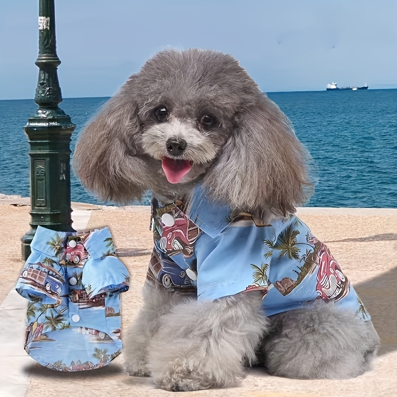 

Hawaiian - Polyester Pet Clothes , For & Toy Breeds - , Outerwear