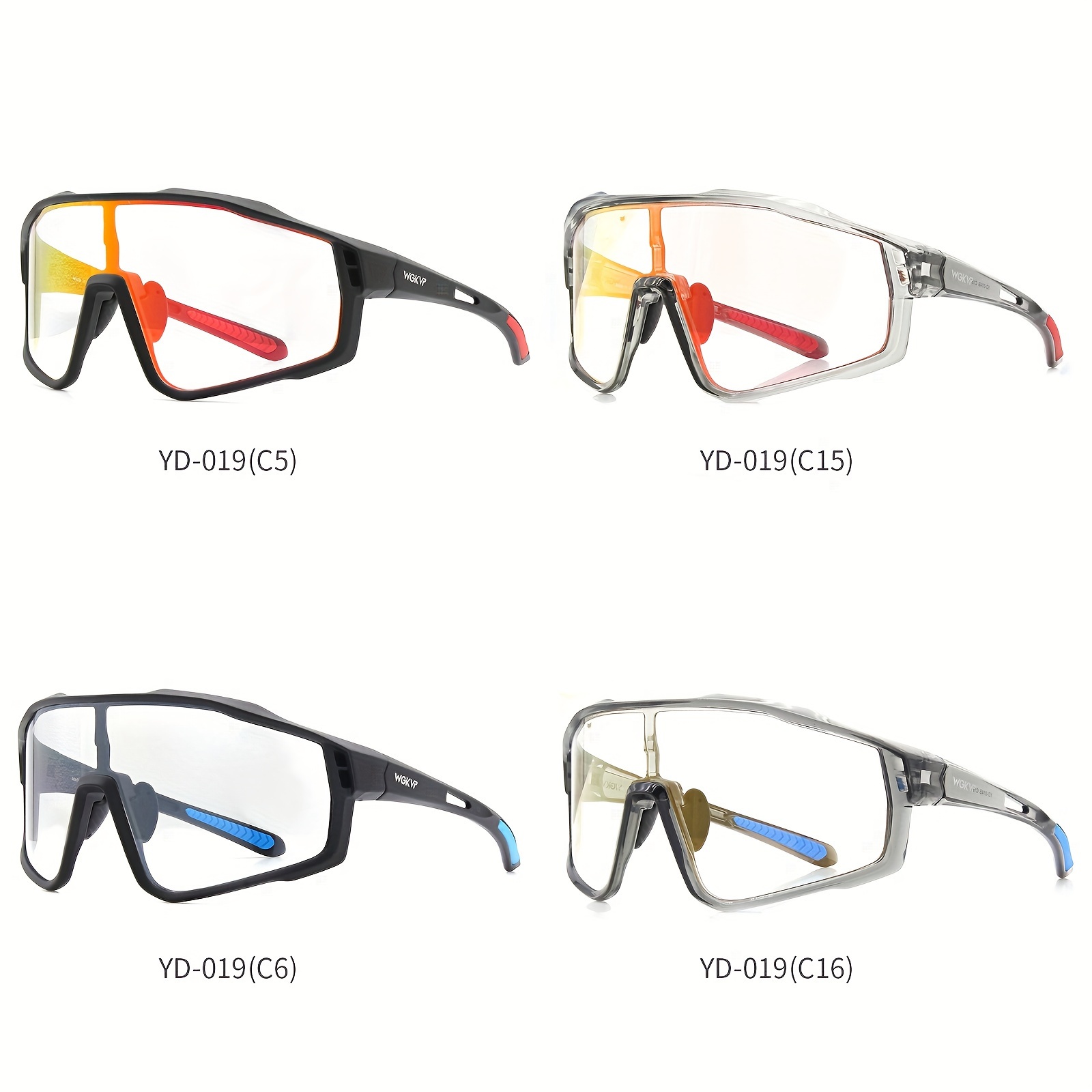 

Cycling Fashion Sunglasses Photochromic Sports Sunglasses Anti Glare Sun Shades Comfortable And Neutral, Ideal For Outdoor Activities!