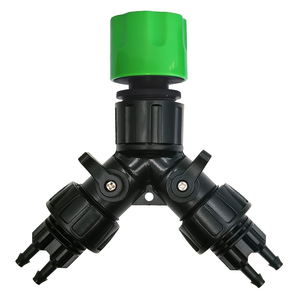 Trpfchenbewsserung Hahnadapter 4-Wege-Splitter fr */4'' Schlauch  Automatisches Bewsserungssystem Kit Bonsai Topfpflanze Gewchshaus