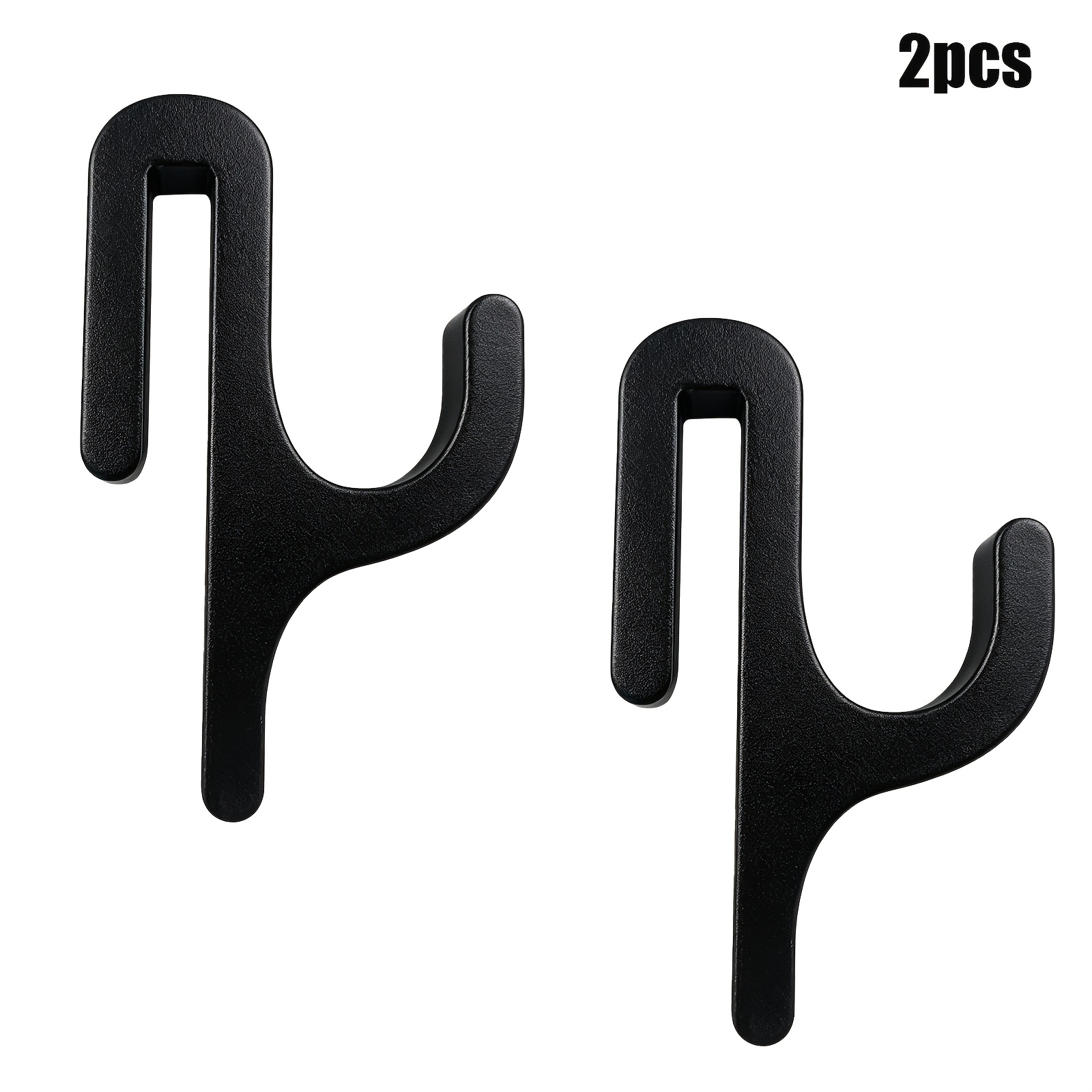 TEMU 2 ganci per porta doccia - Ganci da bagno senza cornice montati a parete con design . Stile moderno salvaspazio, adatti per porte in vetro, aste