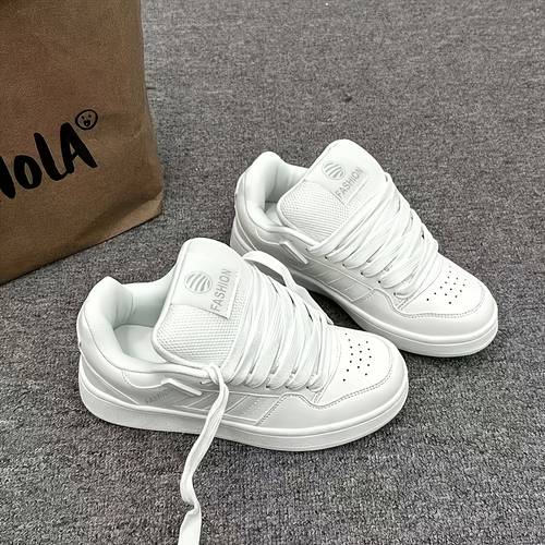 item picture couple platform sneakers lace up outdoor casual board shoes fashion thick sole sports walking shoes for men women wide fit shoes