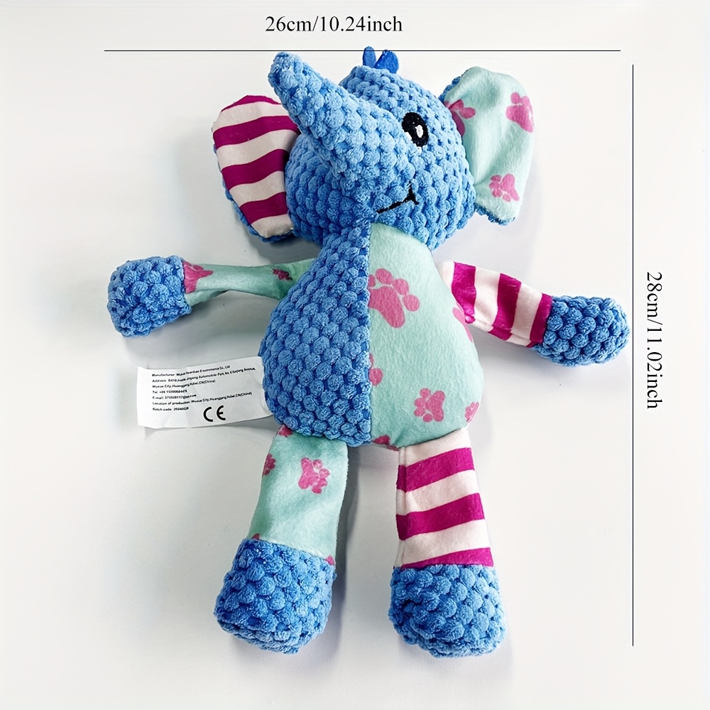 interactive squeaky plush dog toy durable chew resistant pineapple grid design for medium breeds fun pet playtime accessory 2