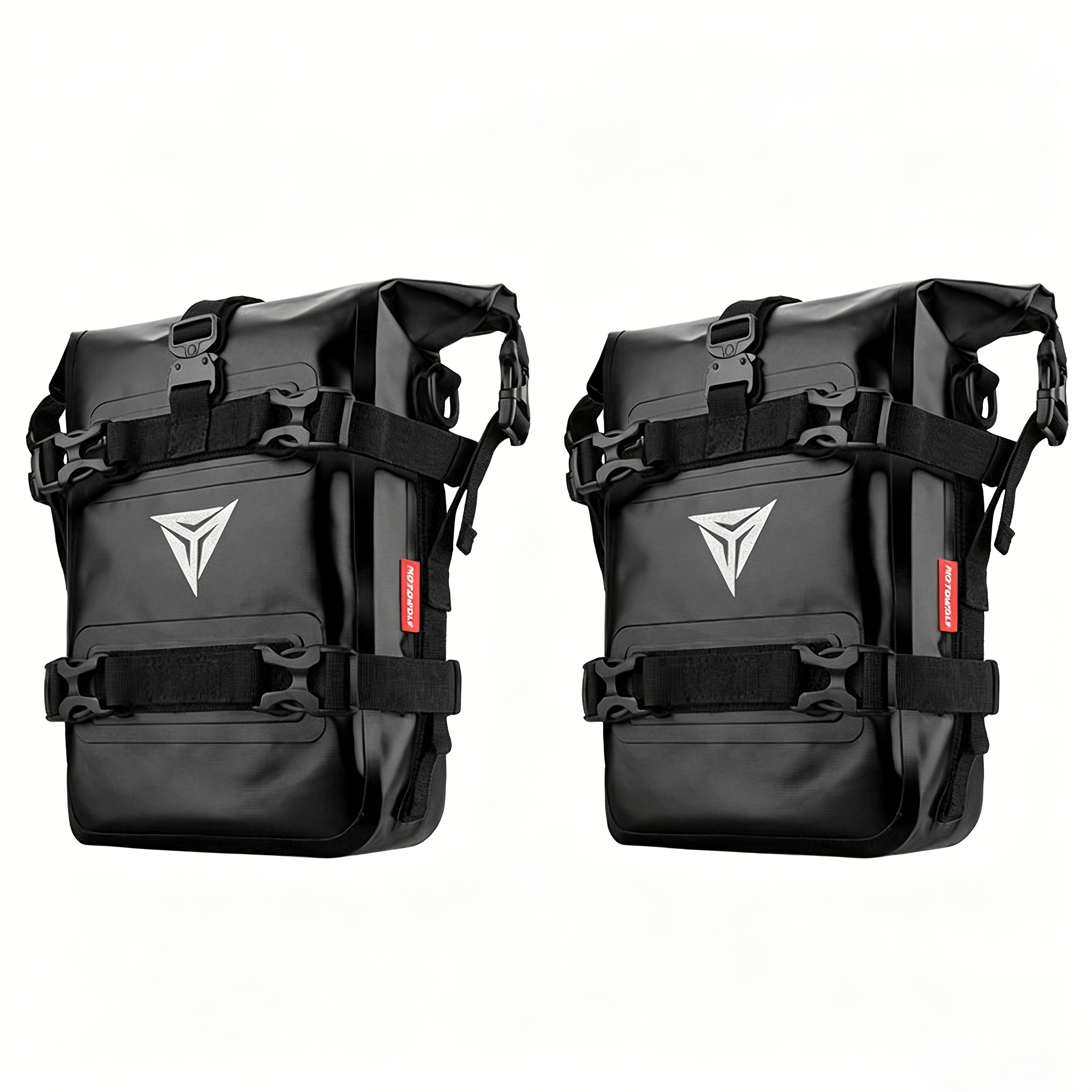 TEMU Borsa da per moto 2 pz, borsa portaoggetti e bagaglio laterale staccabile per telaio, borsa a tracolla e a spalla convertibile per maniglione di
