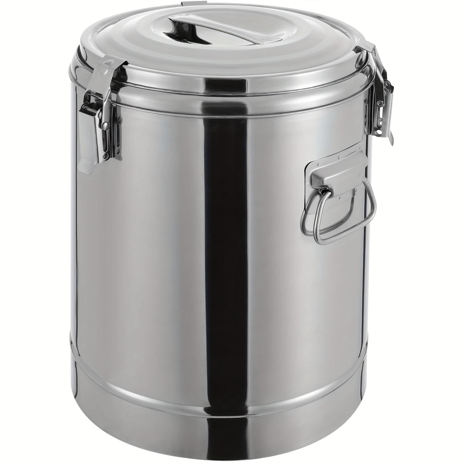 20l Insulated Bucket Container Transporter Silvery Insulated Bucket For School Canteens Hotels Restaurants Shops X 38cm