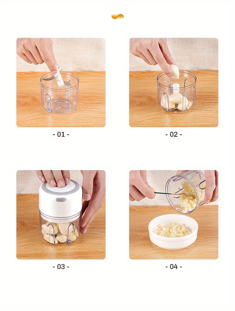Multi-Functional Vegetable Chopper And Garlic Mincer