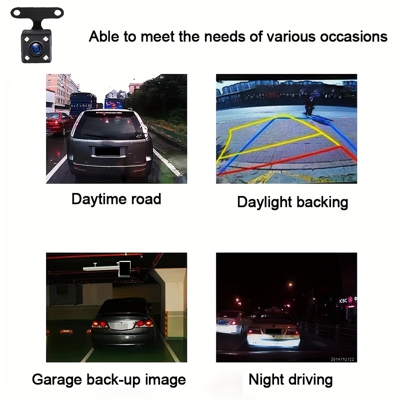 the   5 5 meter extension cord with a reversing camera for   cart provides clear night vision recording for the vehicles dash cam Product details 2