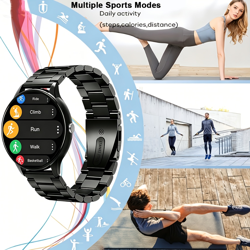 High Definition Color Screen Smartwatch with Wireless Calling & Notifications
