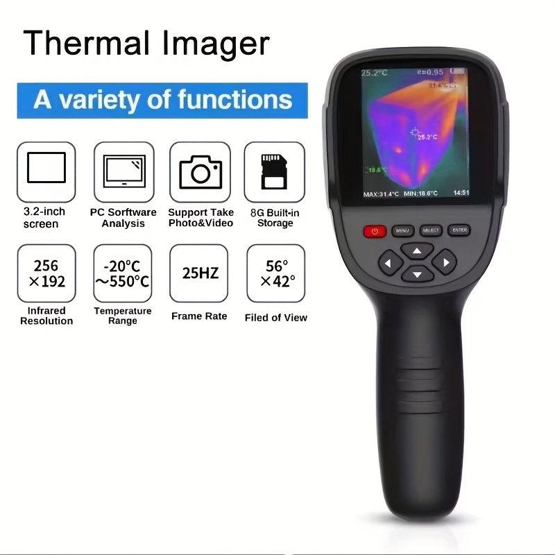 uti260b thermal imaging camera 256x192 resolution dual Temu
