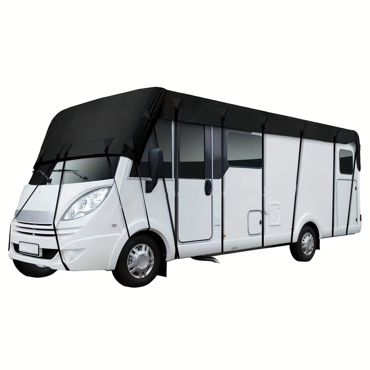 TEMU Roof Cover-waterproof, Rv Awning Cloth Protective Cover, Uv & Dust Resistant - Heavy-duty 210d Fabric - Universal Fit
