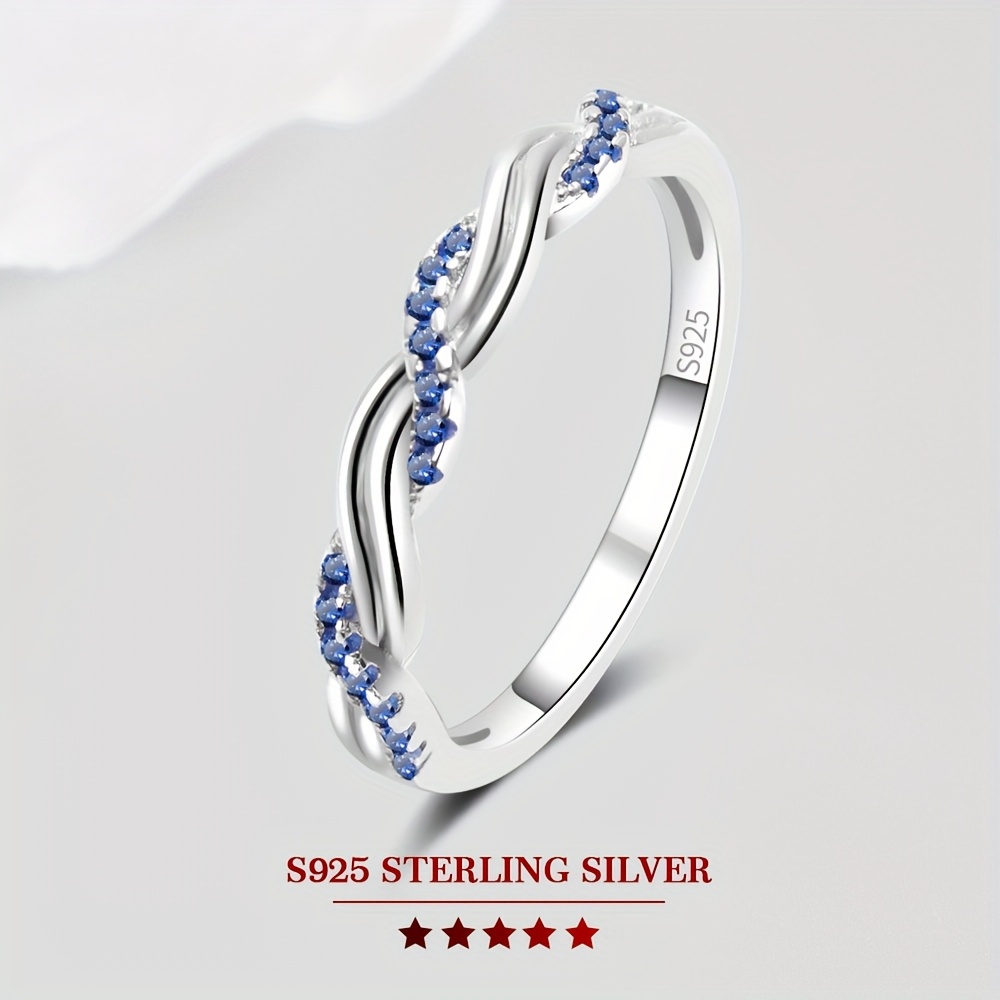 Love Intertwined Elegant S925 Silver Ring