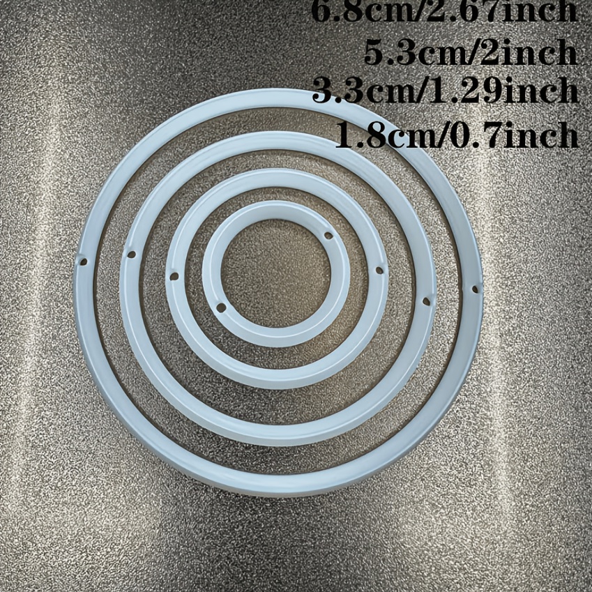4pcs Set of Dart Practice Rings with Scoring Zones