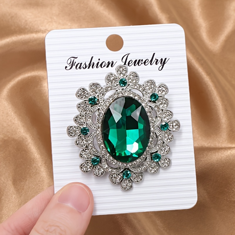 TEMU 1pc Vintage Elegant Style Women's Brooch, Summer Clothing Anti-slip Pin Corsage Decoration