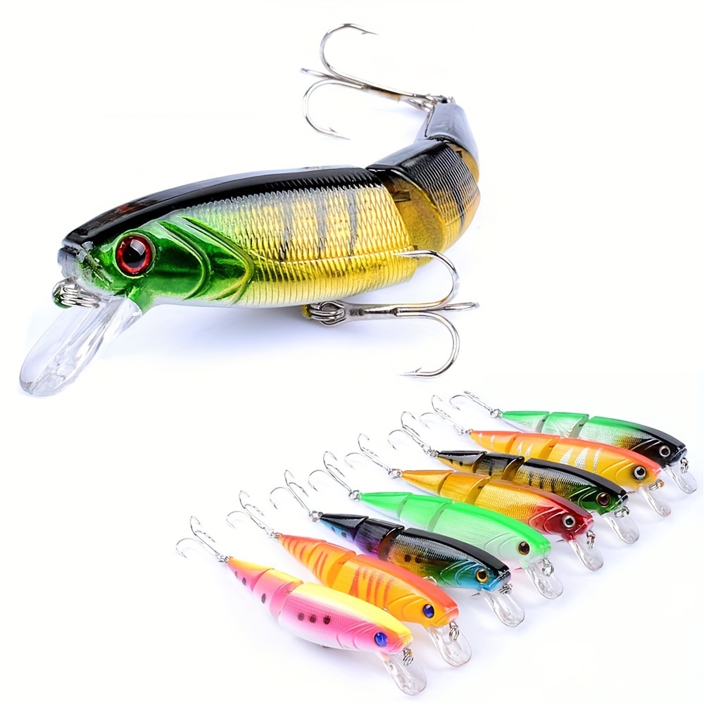 多関節ミノー釣りルアー 10.5cm/4.13in 14g カラフルabsハードベイト