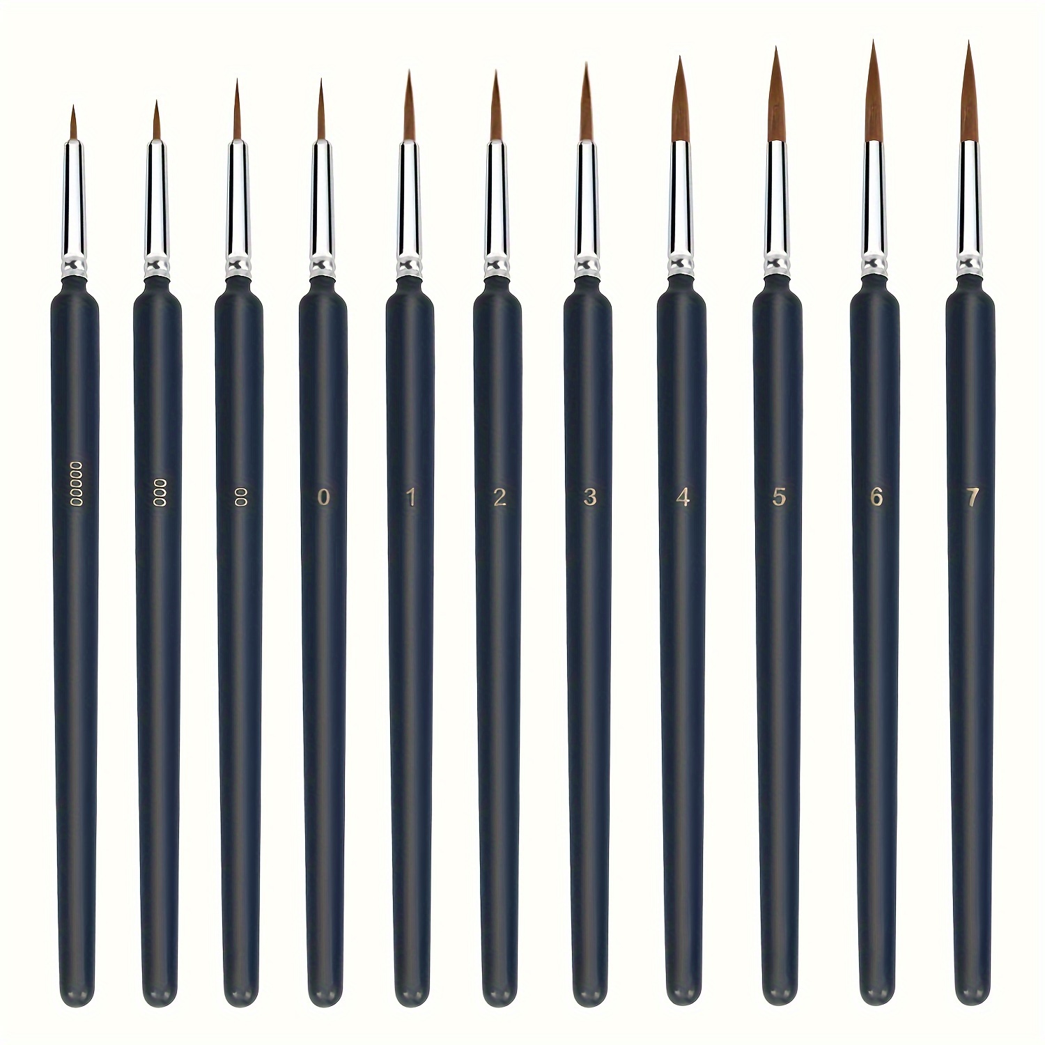 

Fine Detail Paint Brush Set, 1pc, Ergonomic Handle, Micro Brushes For Acrylic, Oil, Watercolor, Face, Nail, Miniature & Model Painting, Easy - Art Supplies For Artists & Hobbyists