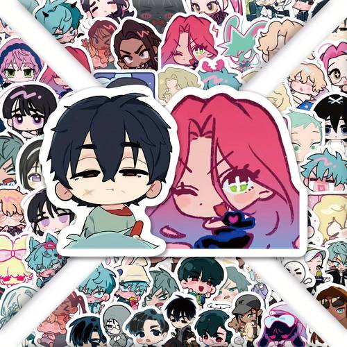 100pcs irregular shape stage stickers stage stage easy cartoon lovely stickers suitable for roller skating and cycling cycling stickers and decals