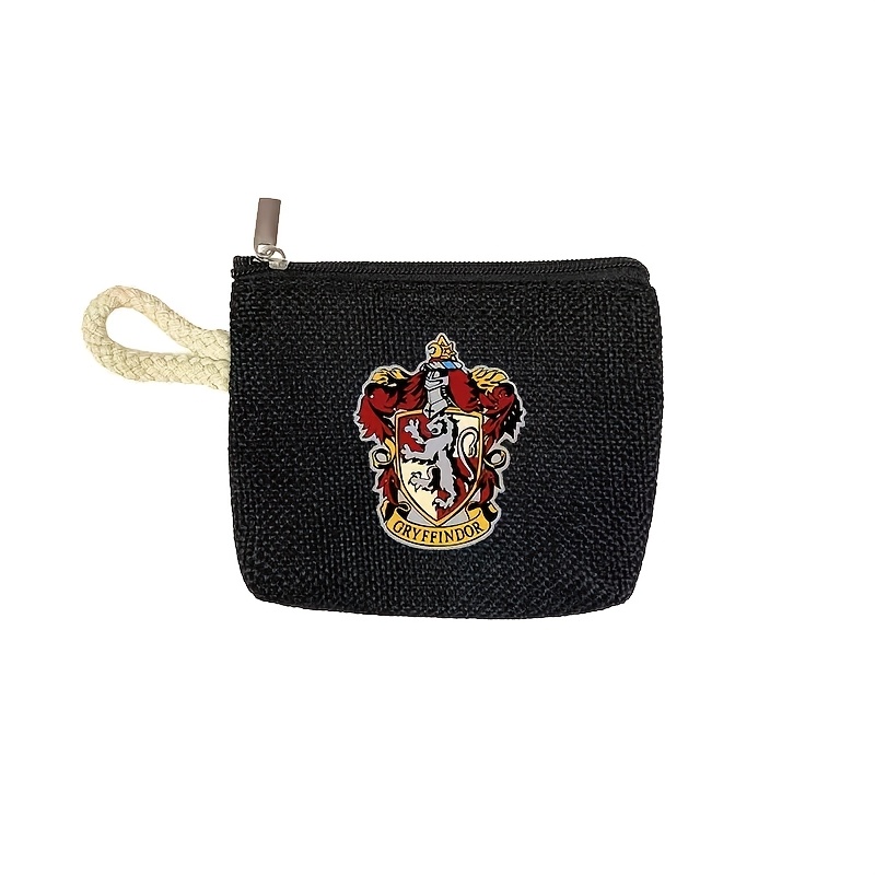 TEMU de 1 pieza WB con de la casa de , billetera retro con cremallera y de la casa de , portamonedas para monedas, tarjetas, llaves, regalo temático