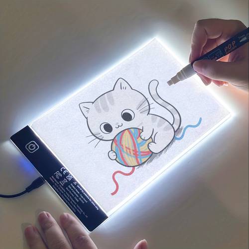 portable a5 led copy board light tracing box ultra thin adjustableusb power led trace light pad for tattoo drawing streaming sketching animation stenciling