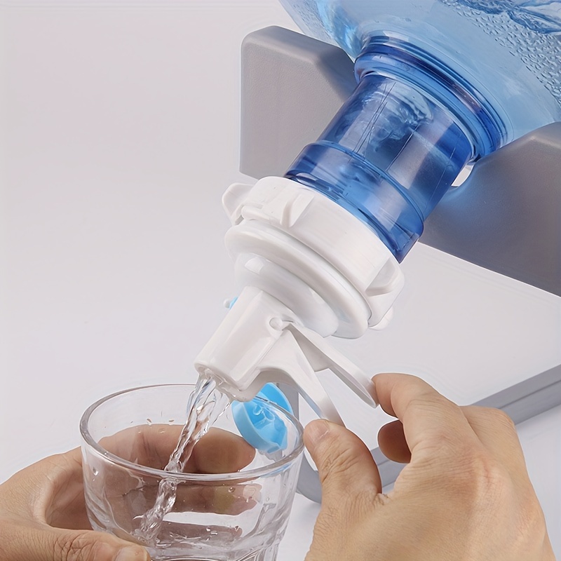 Wasserflaschenpumpe, 1,5 l, Wasserpumpenspender, wiederaufladbare  Wasserpumpe, Ein-Knopf-Wasserpumpenspender mit austauschbarem Saugrohr und