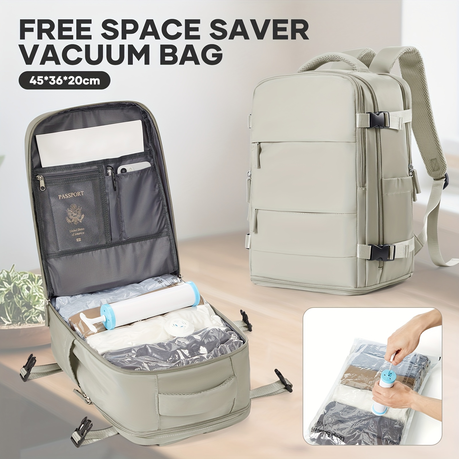 Zaino Ryanair Set Da Ryanair (2 Di) 35x20x20 Borsa Da Cabina - Main Image