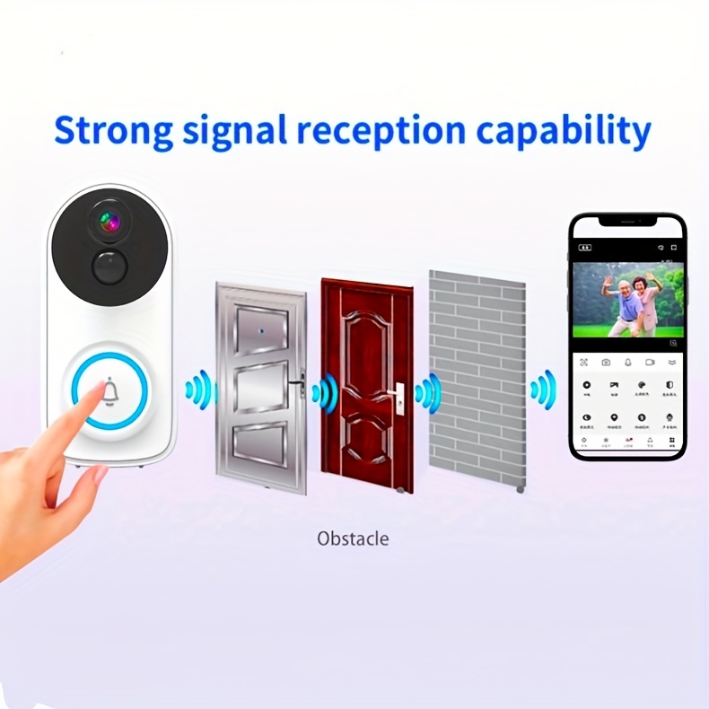 MAMONCARE 2K HD Video Doorbell Camera - Wireless WiFi, Two-Way Audio, Smart PIR Motion Detection, Real-Time Viewing for iOS & for Android, Alexa Compatible details 9