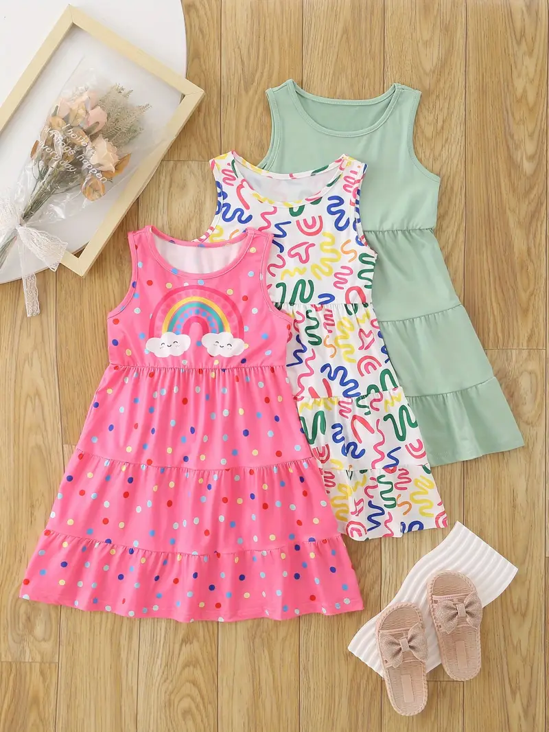 casual dresses for 10 years old girl Guitiannn Dress for Kids Off Shoulder Casual Summer Princess Dresses A-line Dress Pretty Dresses for Girls 9-10 Years, Girl's, Green