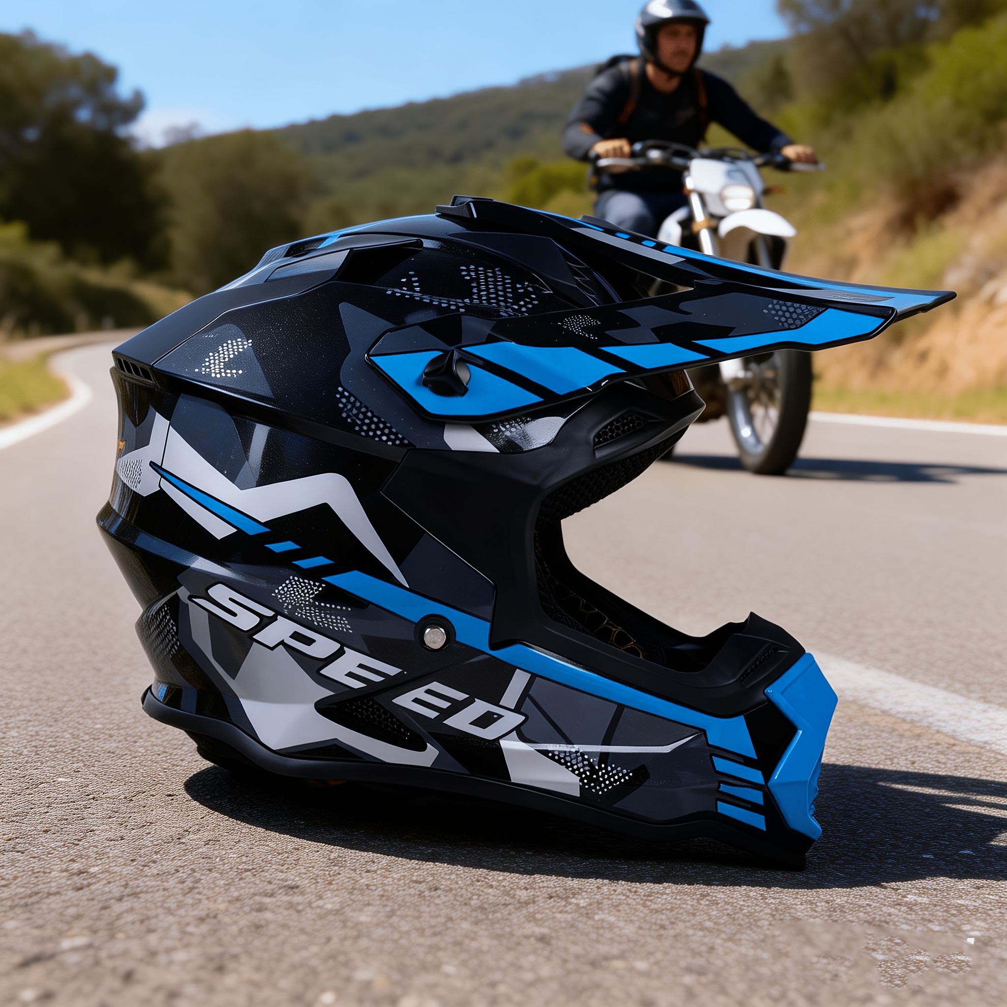 motorcycle equipment motorcycle helmet made of abs resin material suitable for   unisex lightweight modular design