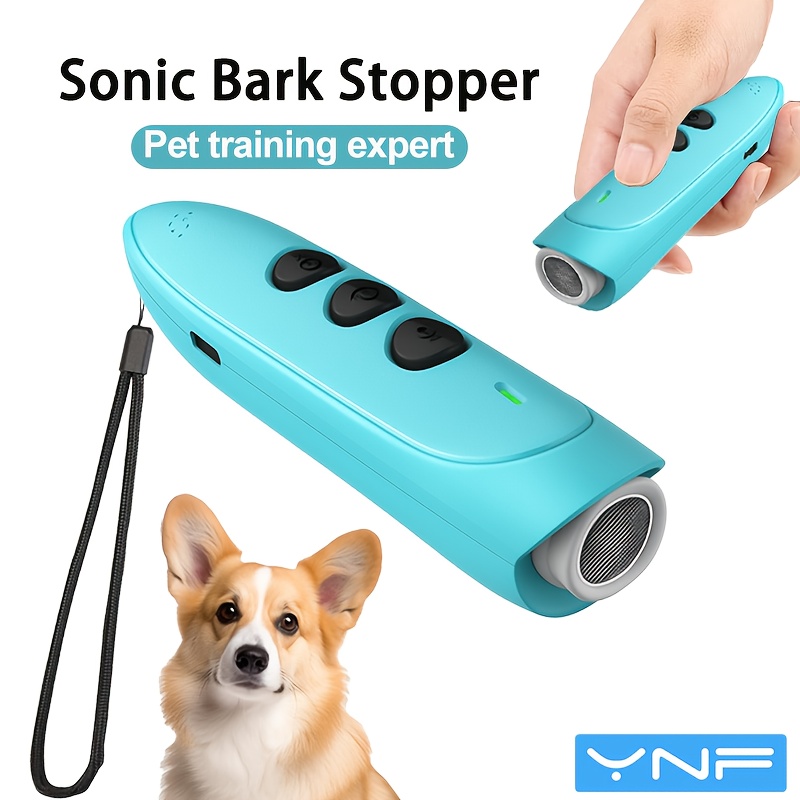 ynf   anti bark device stop   barking instantly with   pet training   with battery