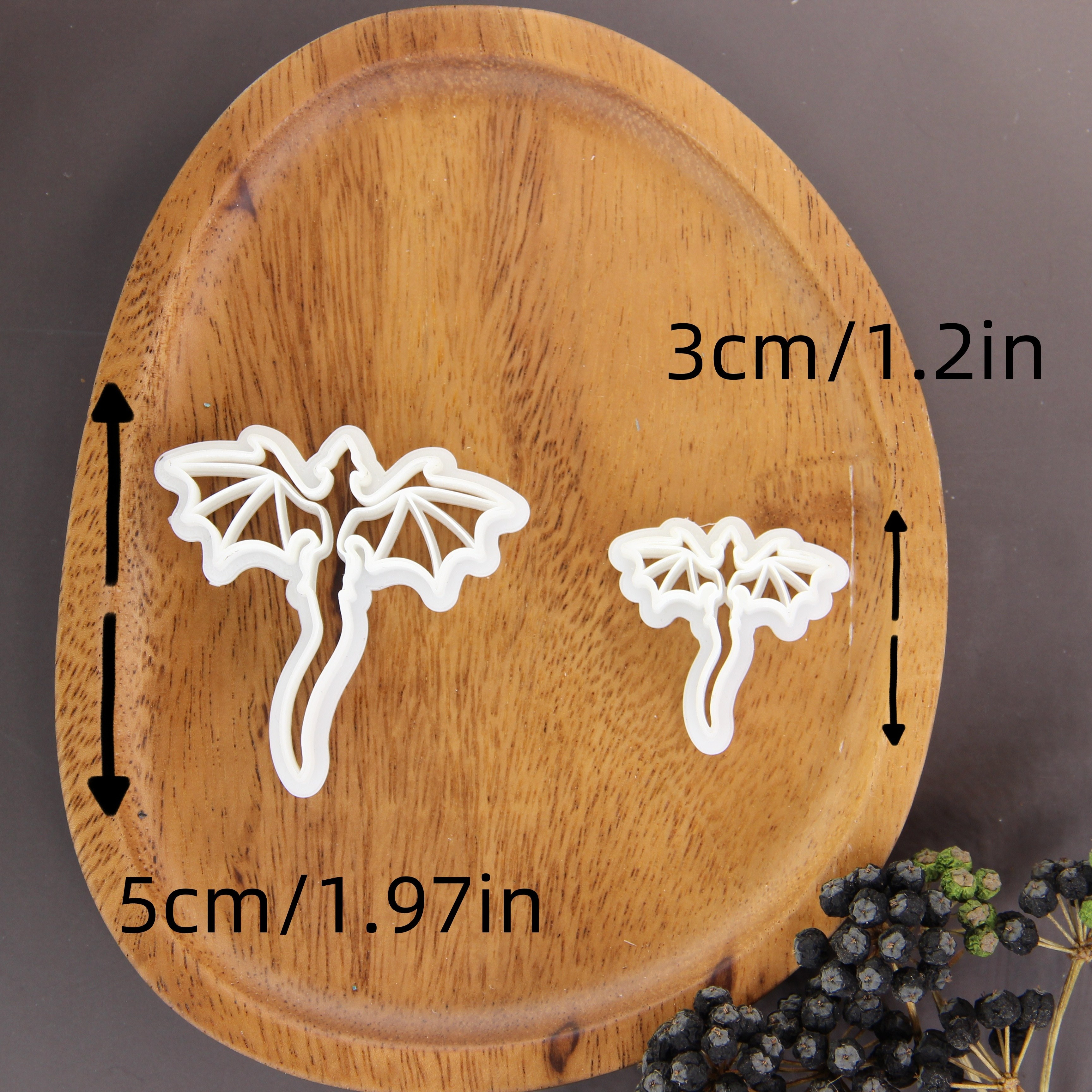 1pc/2pcs Dragon Polymer Clay Cutter, Tools For Earrings, Clay Cutter Mold, Polymer Clay Equipment