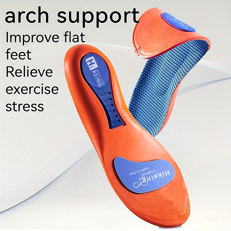 Sports Insoles EVA - Shock Absorbing Insoles with Arch Support and Heel Cushioning for Enhanced Comfort