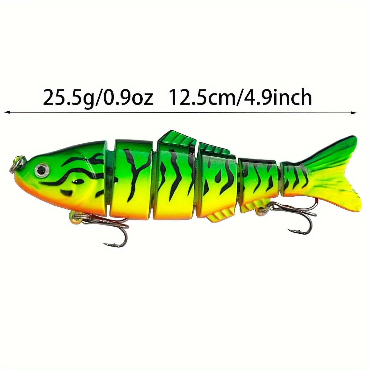 Multi-Jointed Fishing Lure Swimbait - Lifelike Slow Sinking Crankbait For Bass & Trout