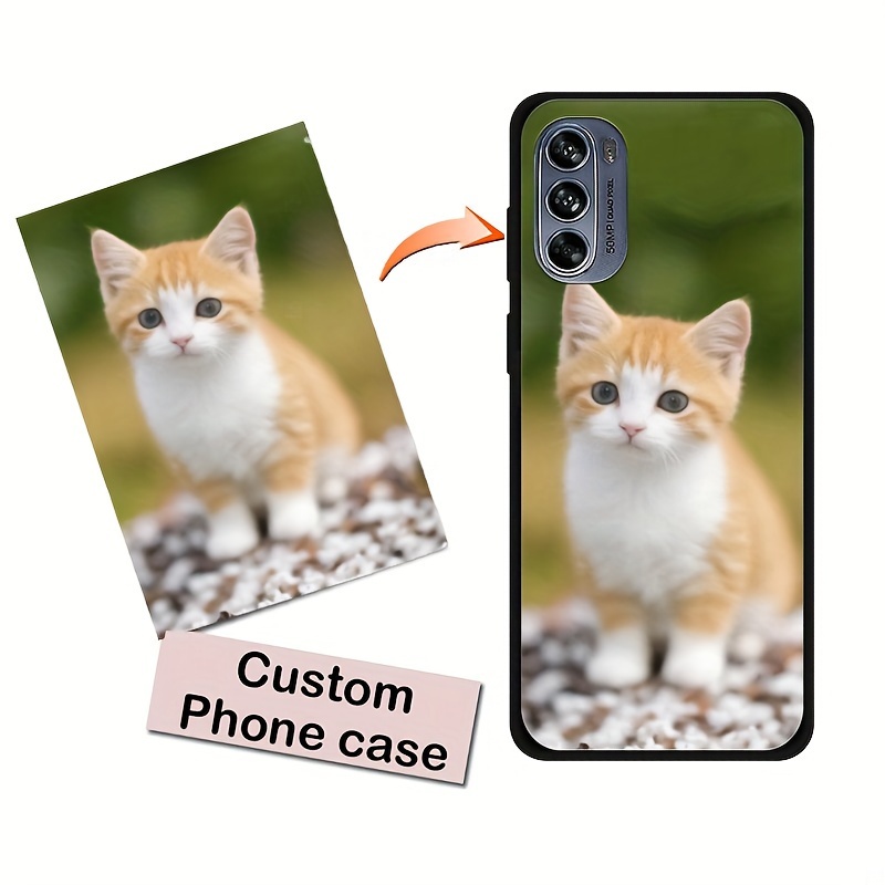 

Diy Custom Photo Phone Case Fits G85/g84/g62/g54 Eur/g34/g24/g14/g04 4g 5g Personalized Phone Case, Customized Picture Matte Black Tpu Cover, Birthday Christmas Family Valentine's Day Gift