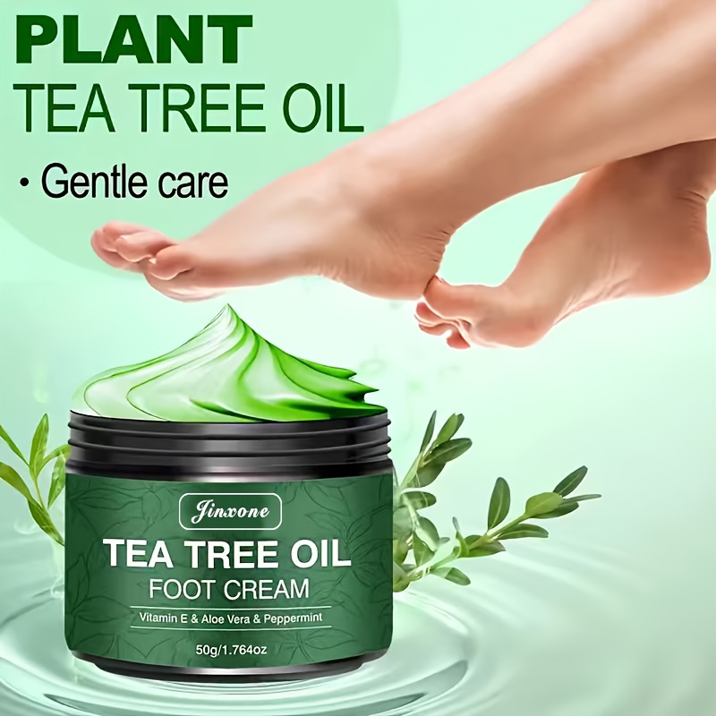 Cremă de picioare infuzată cu ulei de arbore de ceai, vitamina E, aloe vera și mentă, concepută pentru a hidrata profund pielea uscată, aspră și crăpată. Are o parfum proaspăt de lungă durată și conține sterole vegetale.