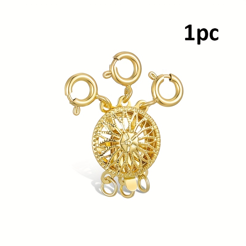 E-shop Halskette Schichtverschlüsse, goldene Halsketten-Trenner für Schicht-Schmuck, Verschluss-Verschlüsse, Kette Verlängerung,