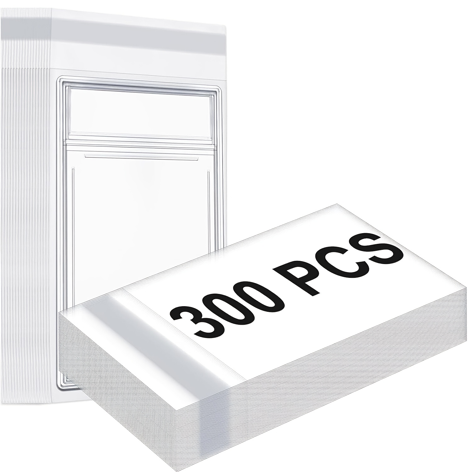 TEMU Fundas de clasificación autosellantes de 300/100 unidades, fundas protectoras universales para bloques de clasificación, compatibles con SGC y