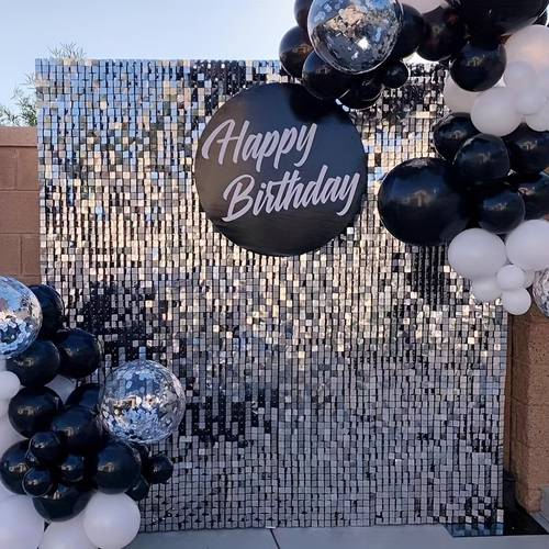 a sparkling backdrop and shimmering wall background suitable for christmas parties weddings birthday celebrations anniversary decorations and easter room decor