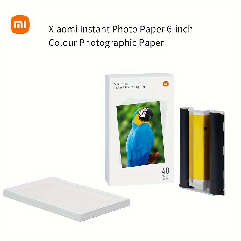 

Xiaomi Desktop Photo Printer 3"/6" Printing Paper (40 Sheets)