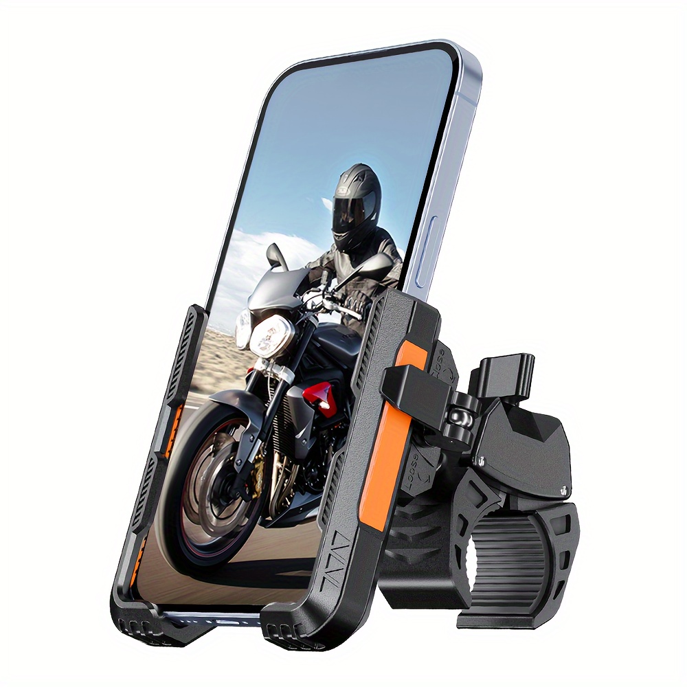 

Bicycle Phone Mount, Featuring A New Grip Attachment, Motorcycle Phone Handle Holder With A Diameter Range Of 22-45mm, 360° Rotatable, Compatible With 4.5-7.0 Inch Smartphones