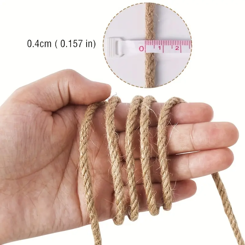 Dropship 2 Rolls DIY Hemp Rope Twine Thread Decorative Rope (50m