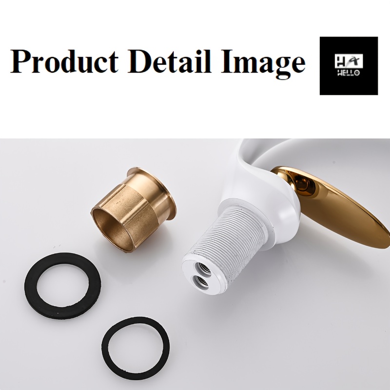 1 szt. Biały kran Kreatywny uchwyt galwaniczny Kuchnia Umywalka do łazienki Kran ciepłej i zimnej wody do basenu i do użytku zawodowego Instrukcja pływania i korzystanie z hotelu