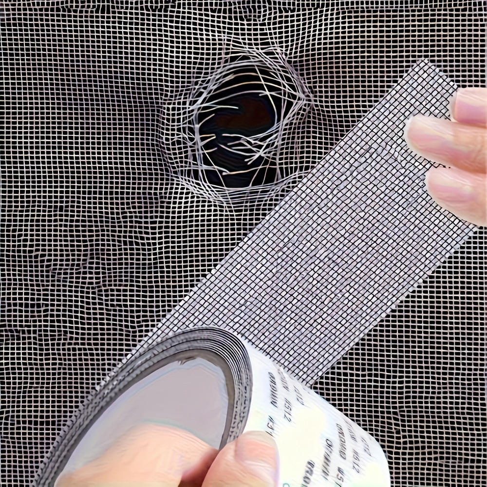 

Peijing Anti-mosquito Mesh Repair Tape: 2m (78.74in) Long, Self-adhesive, Waterproof, Suitable For Window Screens And Curtains