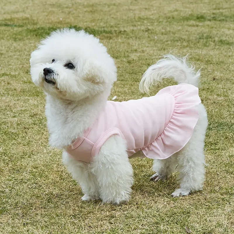 light pink dog vest dress breathable pet skirt - Temu Mexico light pink dog vest dress breathable pet skirt - Temu Mexico