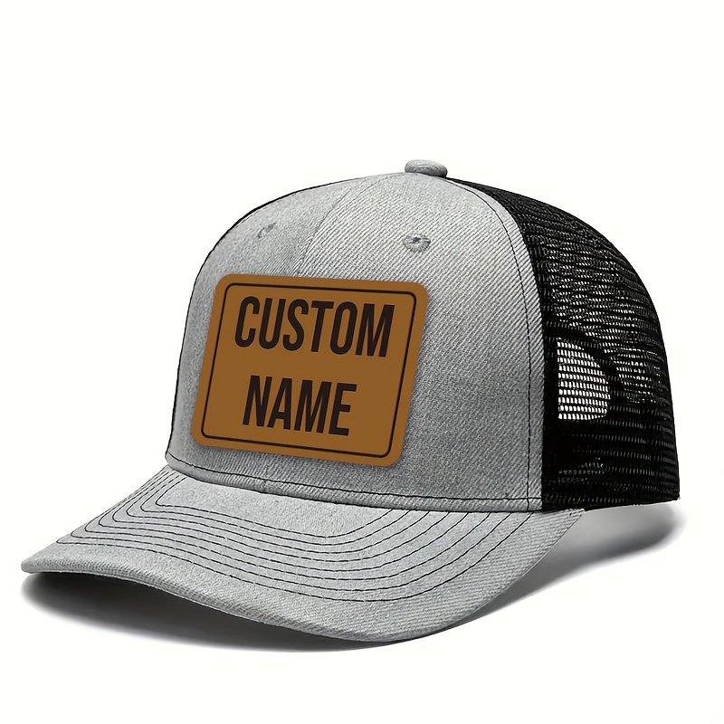 

1pc Personalized Cap - , Snap , Trucker Hat ,