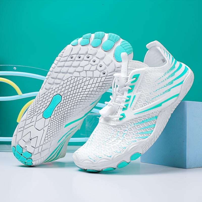 TEMU New Outdoor Women's Sneakers, Lightweight Quick- Lace-up Water Shoes, Suitable For And Fitness, Lightweight Climbing And Cycling Shoes
