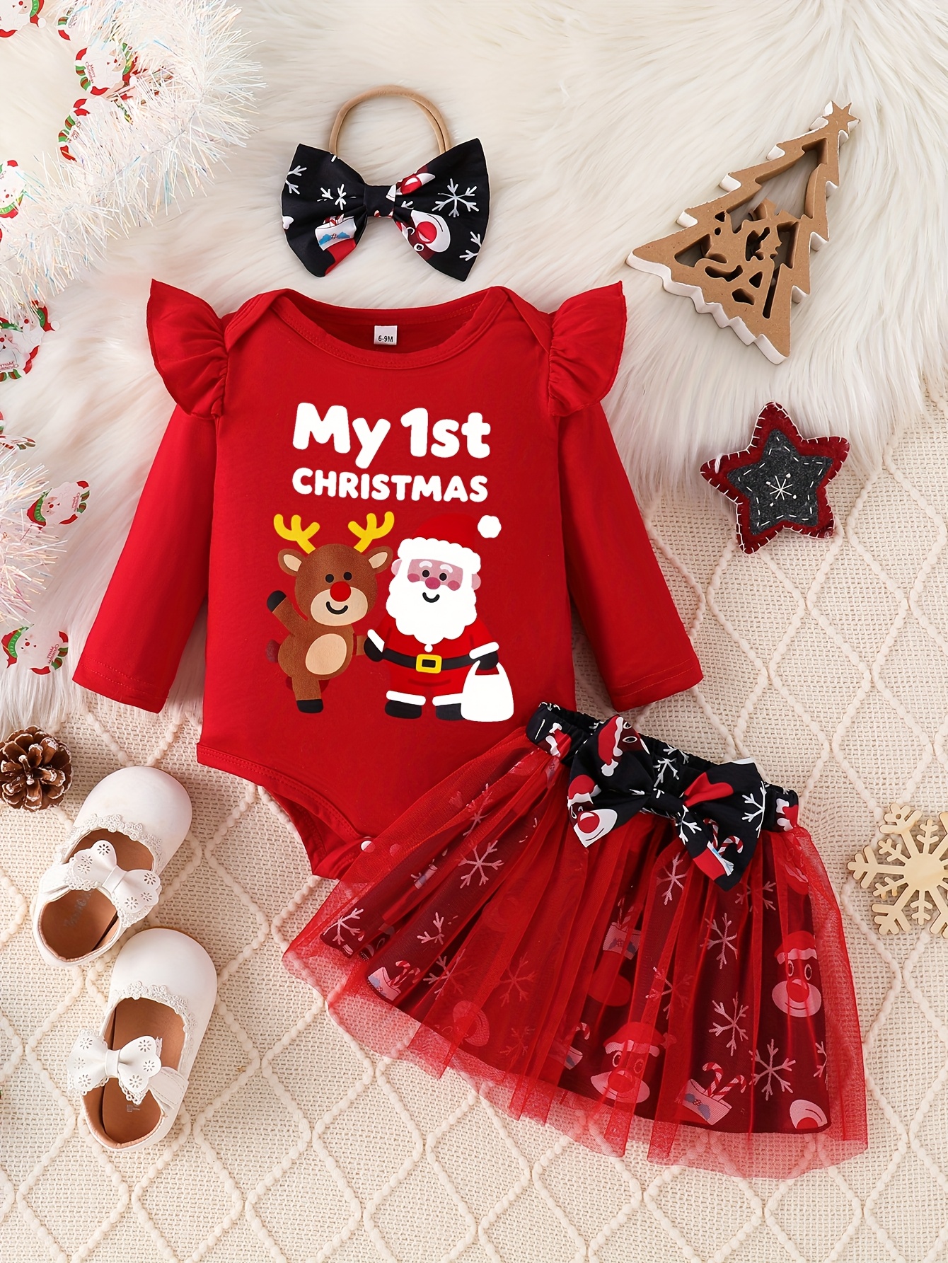 christmas dress 24 months 0 24months infant 3pcs outfits Size:8 AU / 4 US wide-tank cute christmas baby girl Buy Yufta Navy Blue 52 Advised Age