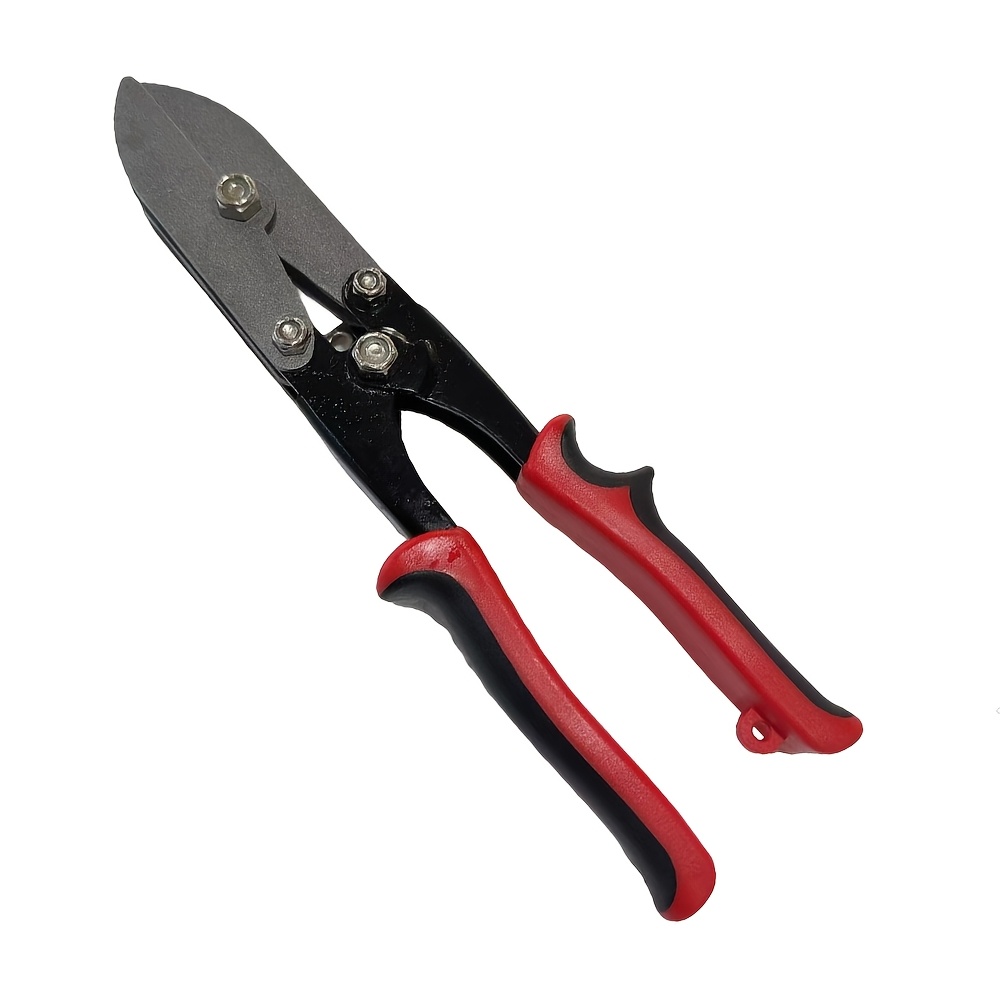 5-blade Sheet Metal Crimper, Heavy-duty Steel Tube Reduction Plier, Manual Sheet Duct Crimping Tool For Ventilation Duct Systems, Downspouts, And Stove Pipes