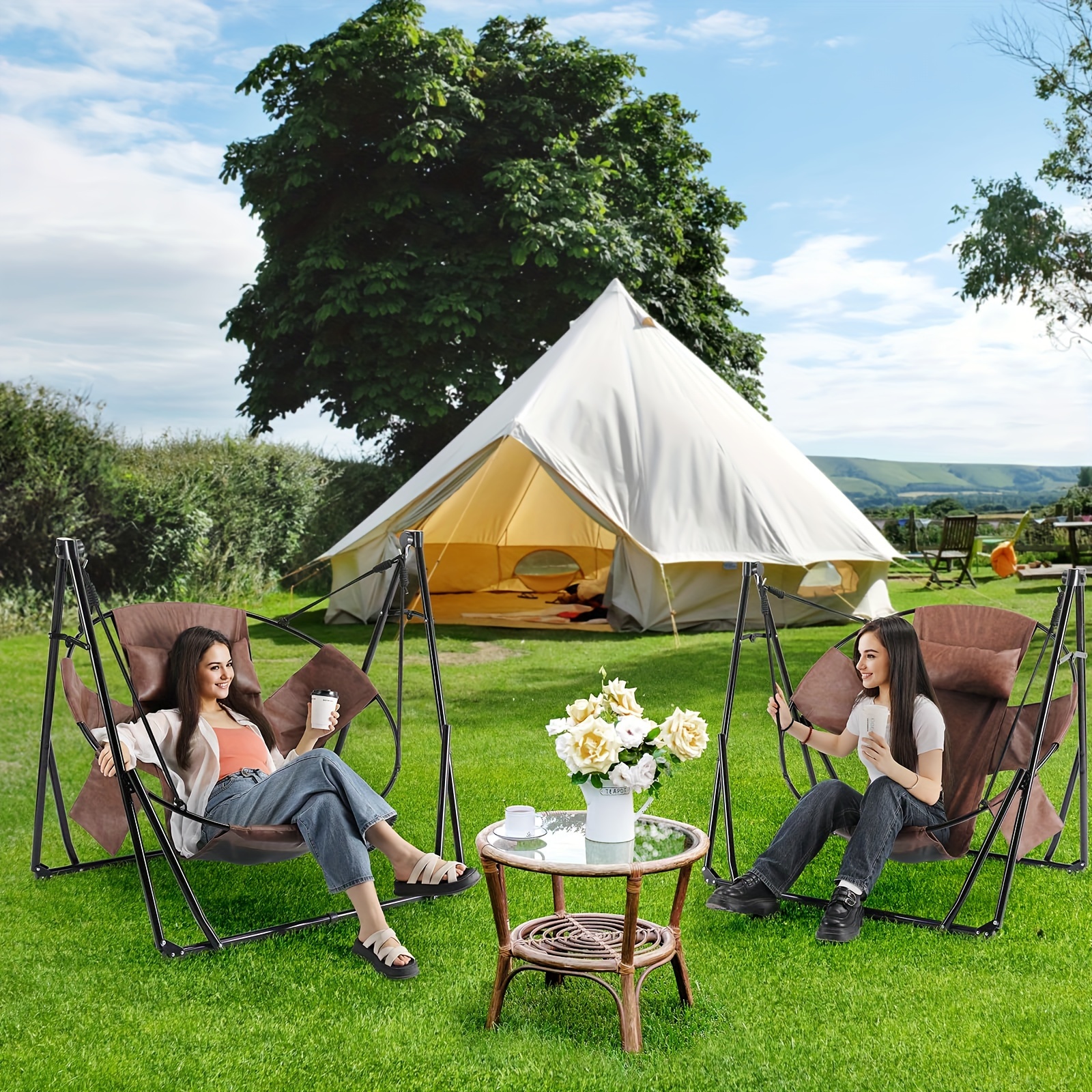 Camping Swing Tent Chair Hammock Camping Bag Swing Chair Heavy